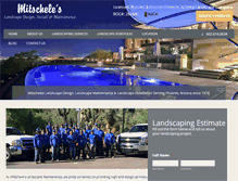 Tablet Screenshot of mitscheleslandscape.com